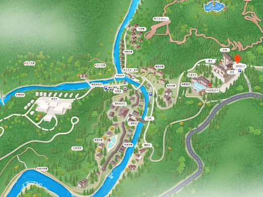 东山结合景区手绘地图智慧导览和720全景技术，可以让景区更加“动”起来，为游客提供更加身临其境的导览体验。